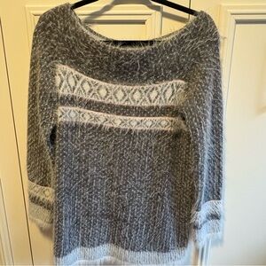Anthropologie Sleeping On Snow Wool Blend Off-the-shoulder Sweater - Size M